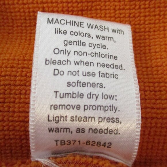 Pendleton Women's Half Zip, Long Sleeve, Athletic Hoodie, Rust/Orange, Size L - Picture 13 of 13